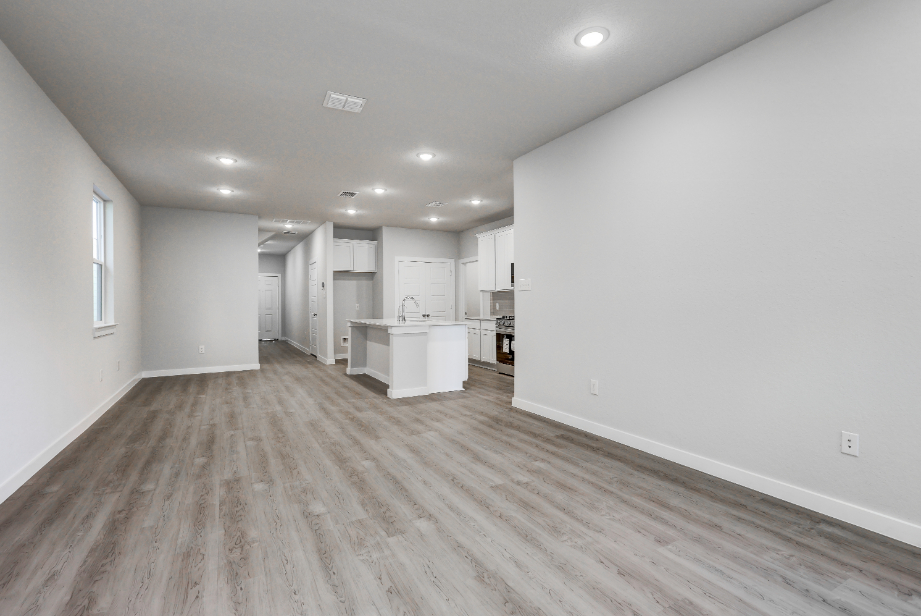 A room with white walls.