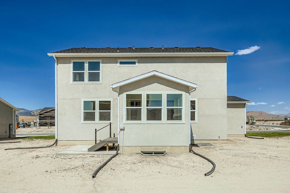 A house under construction.