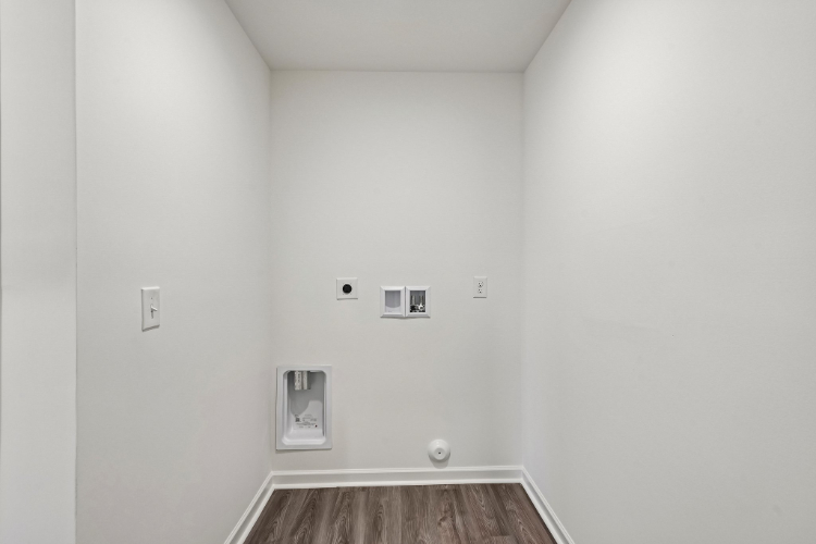 A room with white walls.