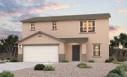 A house with a garage.