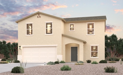A house with a garage.
