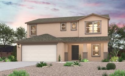 A house with a garage.