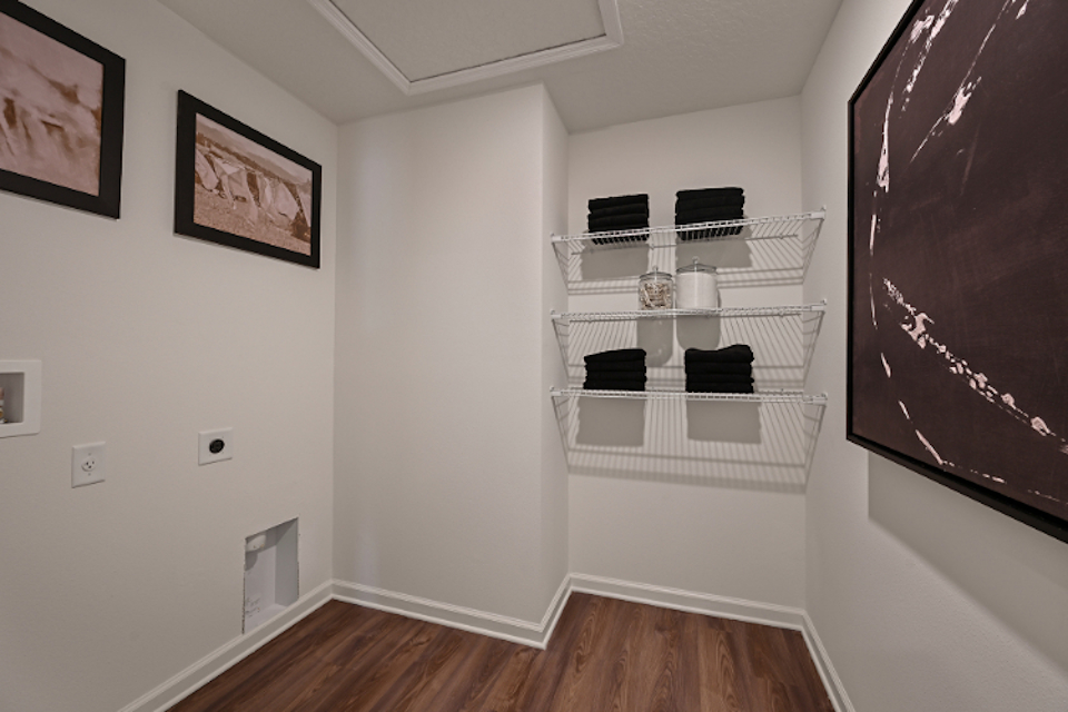 A room with a chalkboard and a chalkboard.
