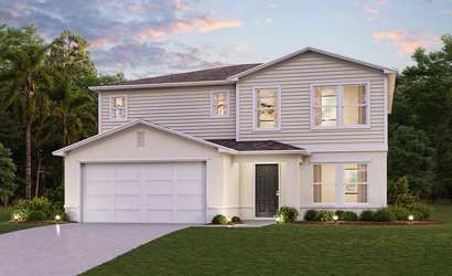 A house with a driveway.